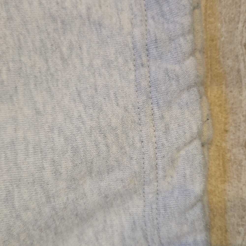 Playboy by Pacsun Light Heather Gray Cropped Drawstring Sweatshirt - Picture 10 of 10